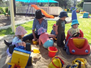 Sandpit play